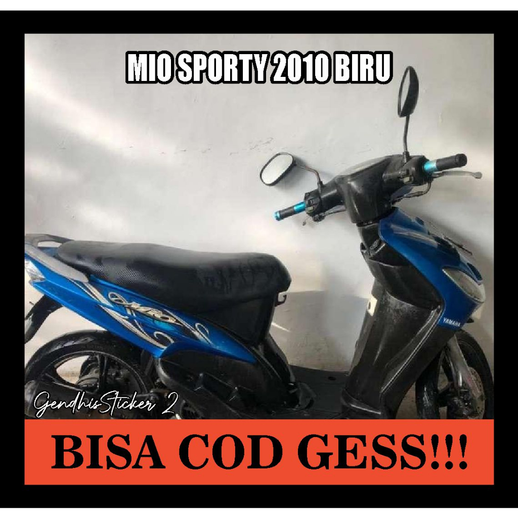 striping mio sporty 2010 biru