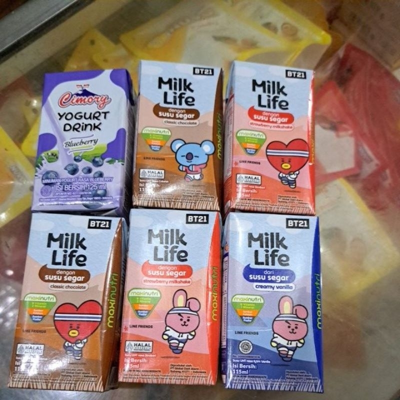 

Milk Life susu UHT 115ml Paketan 5 pcs