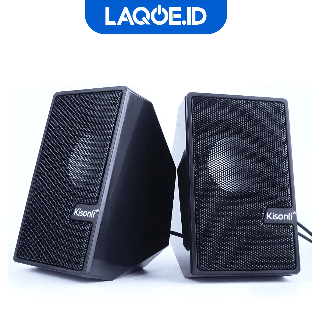 Speaker Aktif 2.0 USB Laptop Dual Bass With Switch Volume Control S-555