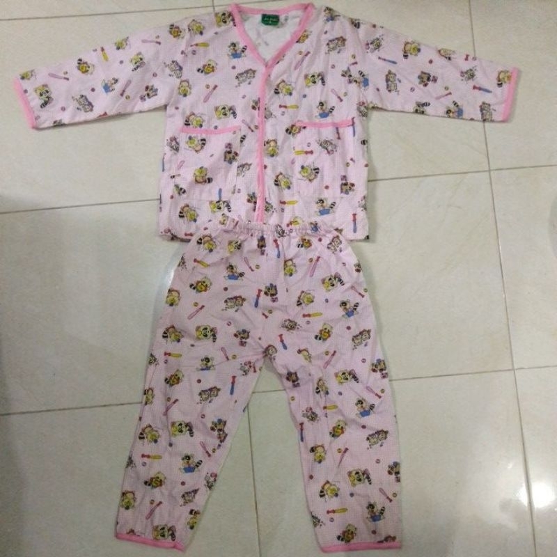 NEW - BAJU TIDUR BABY DOLL SETELAN ANAK PEREMPUAN