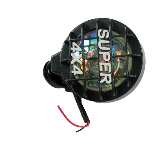 Fog Lamp 3" AN-041B Pelangi + Jaring 4x4 Hitam, Fog Lamp Mobil, Lampu Kabut, Lampu Penerangan Mobil,