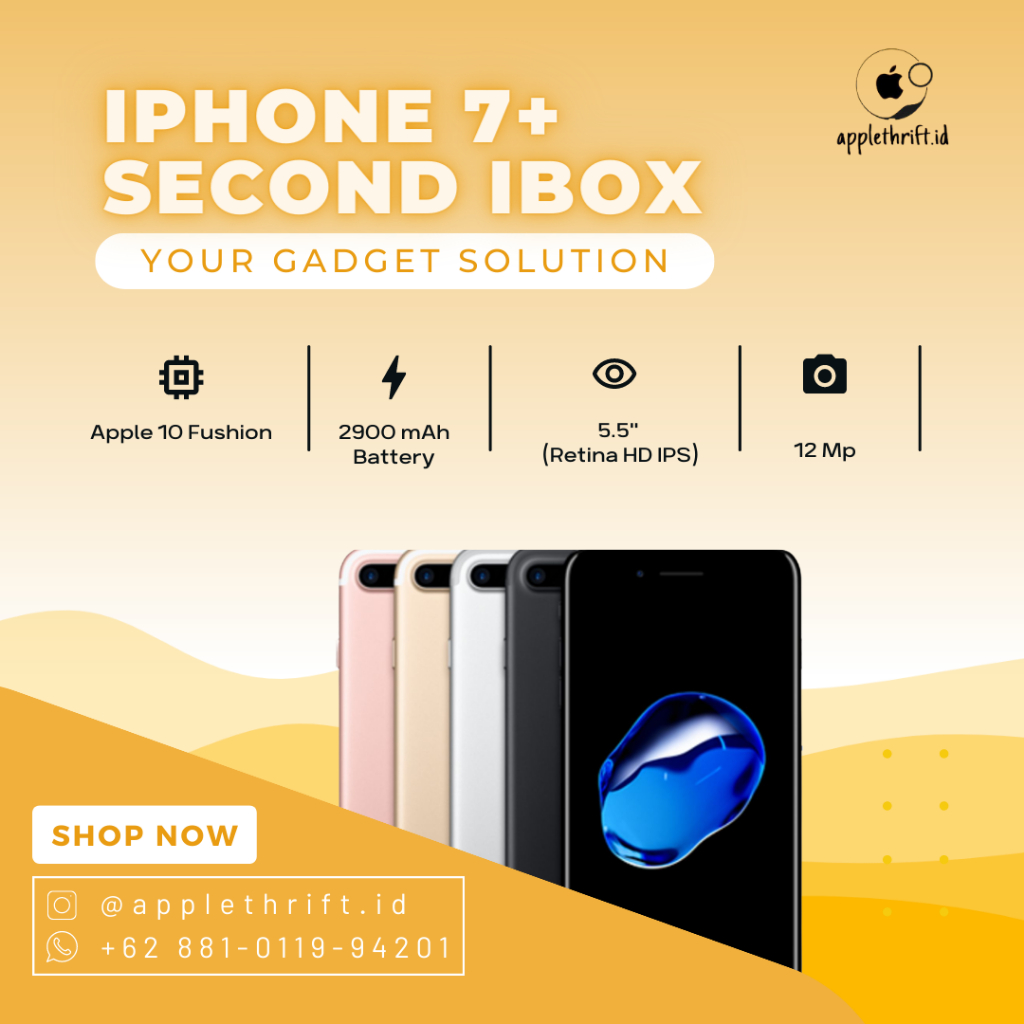 Iphone 7Plus 128gb second ibox