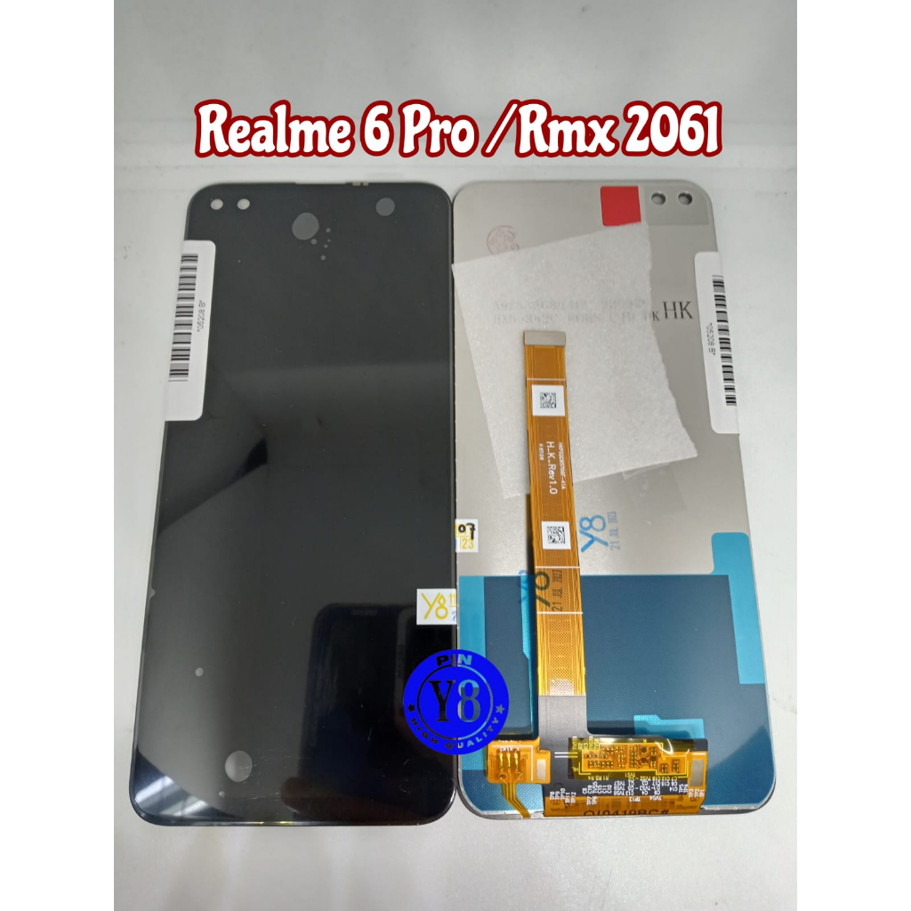 LCD TOUCHSCREEN REALME 6 PRO / RMX 2061 ORI COMPLETE BLACK