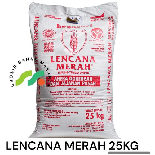 

TERIGU LENCANA MERAH 25KG