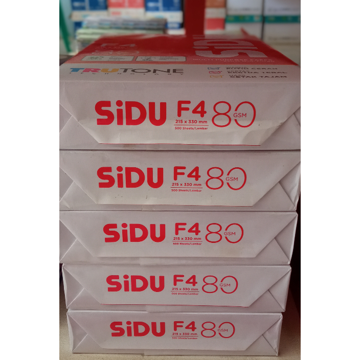 

KERTAS HVS SIDU 80gsm F4 / A4