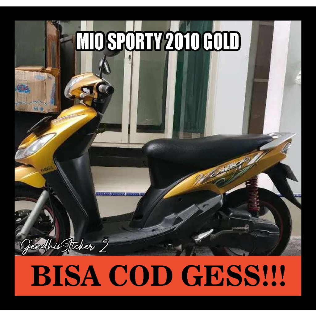 striping mio sporty 2010 gold