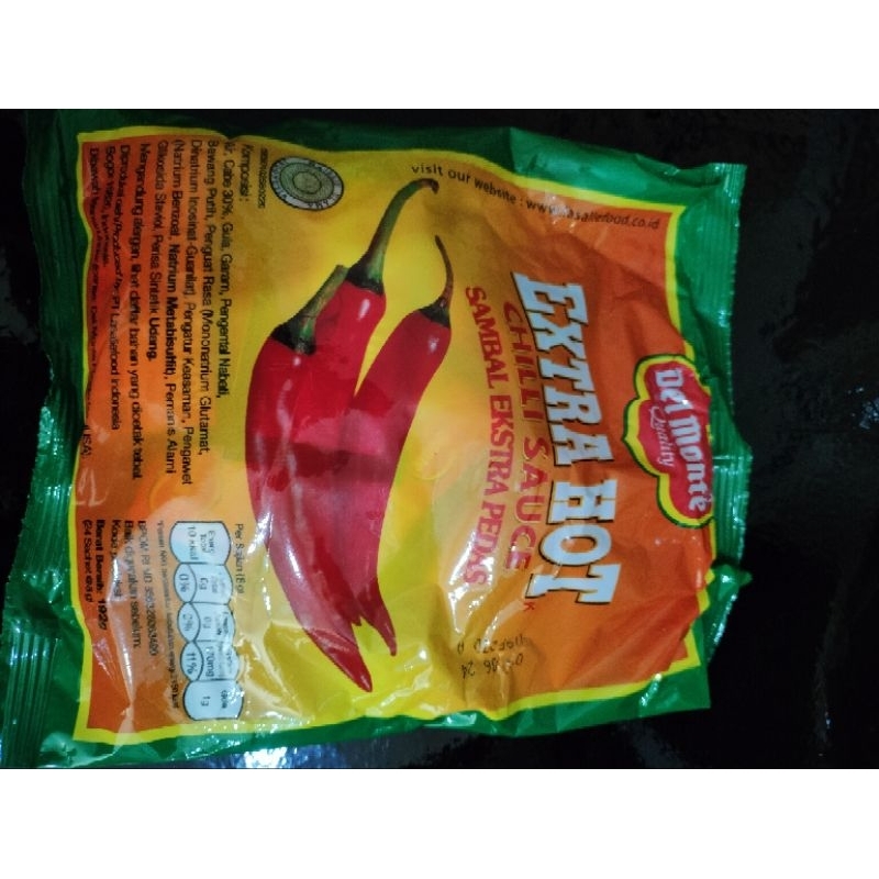 

DELMONTE SAUCE EKTRAHOT SACHET ISI 24