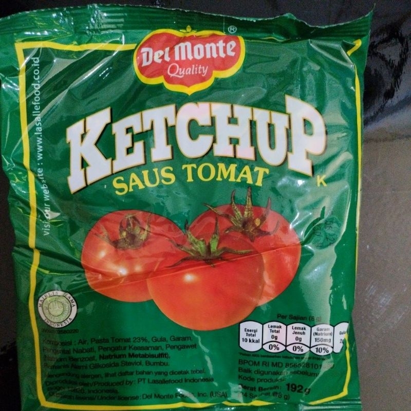 

DELMONTE SAUCE TOMATO SACHET ISI 24