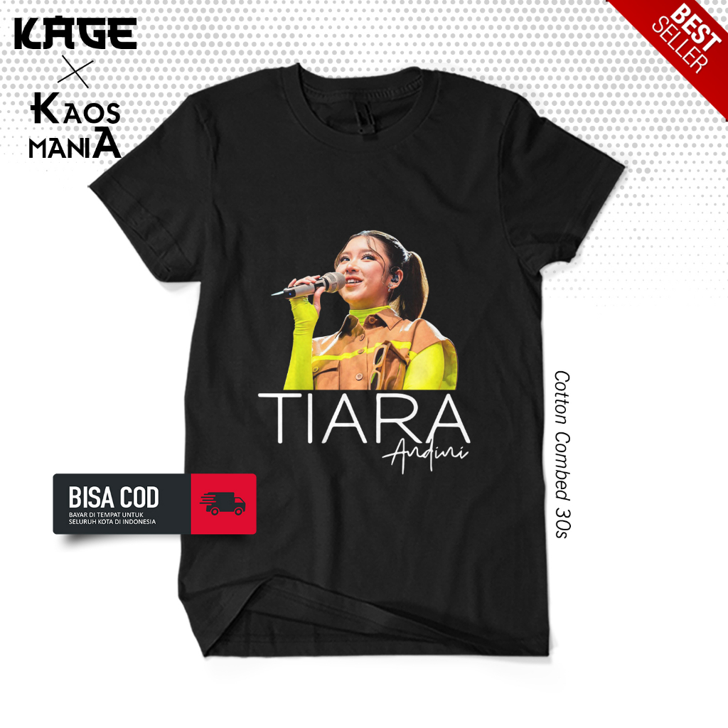Kaos Atasan TIARA ANDINI Konser Musik Band BERGAYA STORE