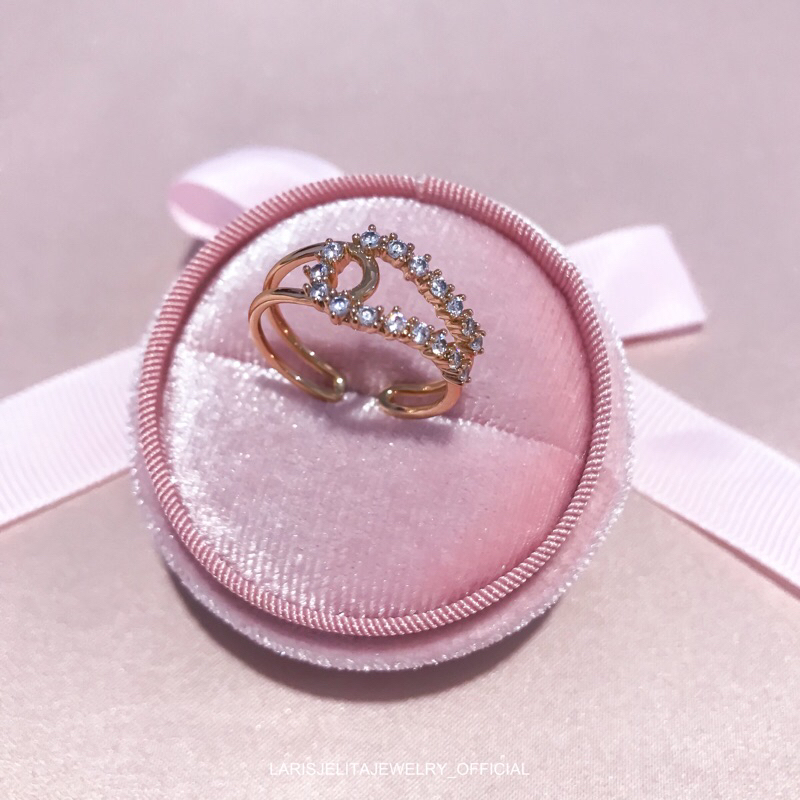 Code: 555 - Cincin Chaenal 2 Layers Gold