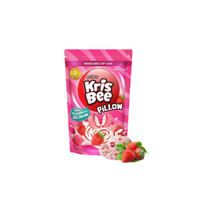 

Krisbee Pillow Strawberry Ice Cream 120gr