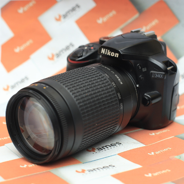 NIKON D3400 Lensa Tele Zoom Kamera DSLR - Paket Zoom