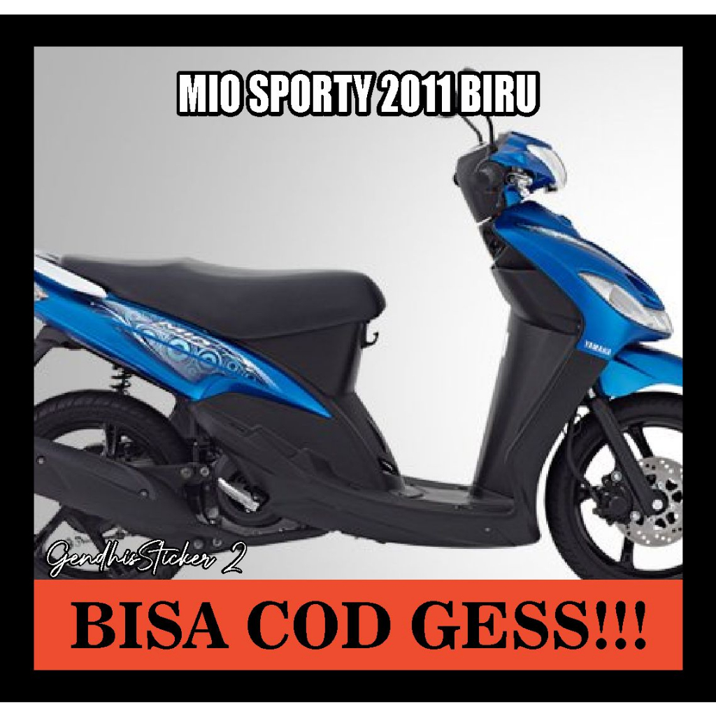 striping mio sporty 2011 biru