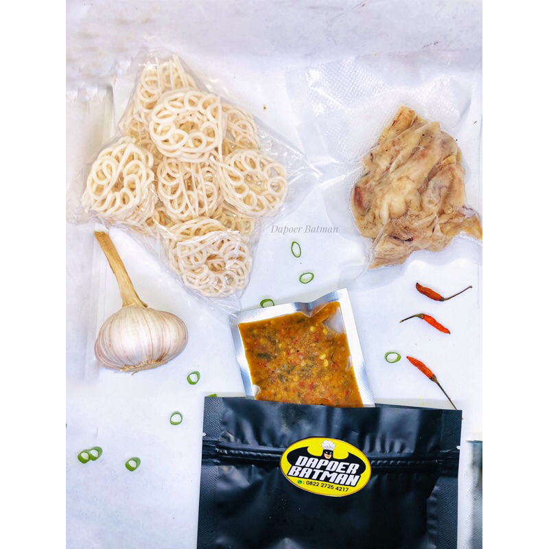 

Seblak coet + dagbal (ceker tanpa tulang)