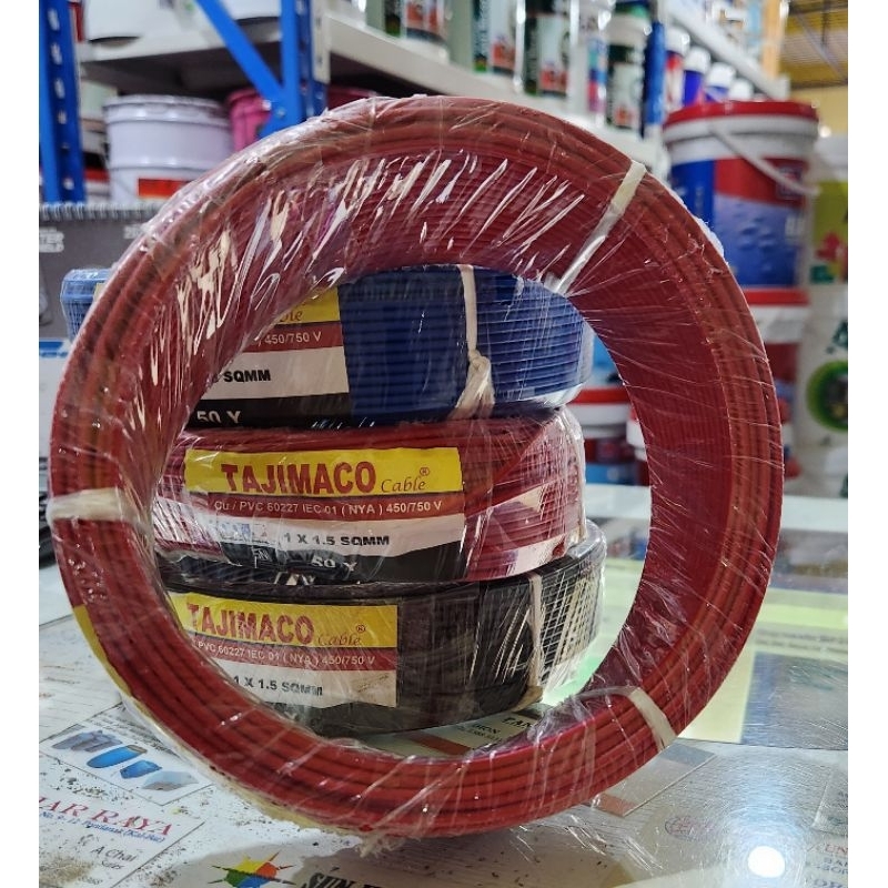 KABEL TUNGGAL 1 X 1.5 MM / KABEL TAJIMAKO 1 X 1.5MM