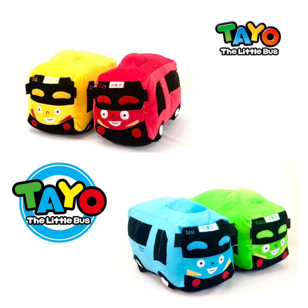 Boneka Tayo L Bus kecil 30cm Mobil Bus Tayo
