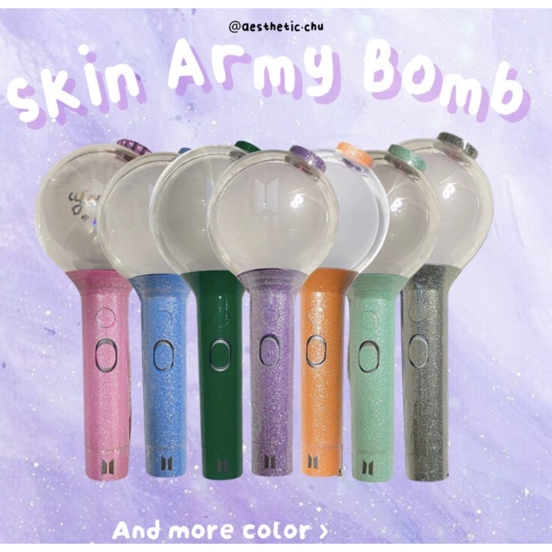 Sticker Skin Army Bomb | Sticker Light Stick BTS | Army Bomb Decal by Aesthetichu VERSI SE | Sticker