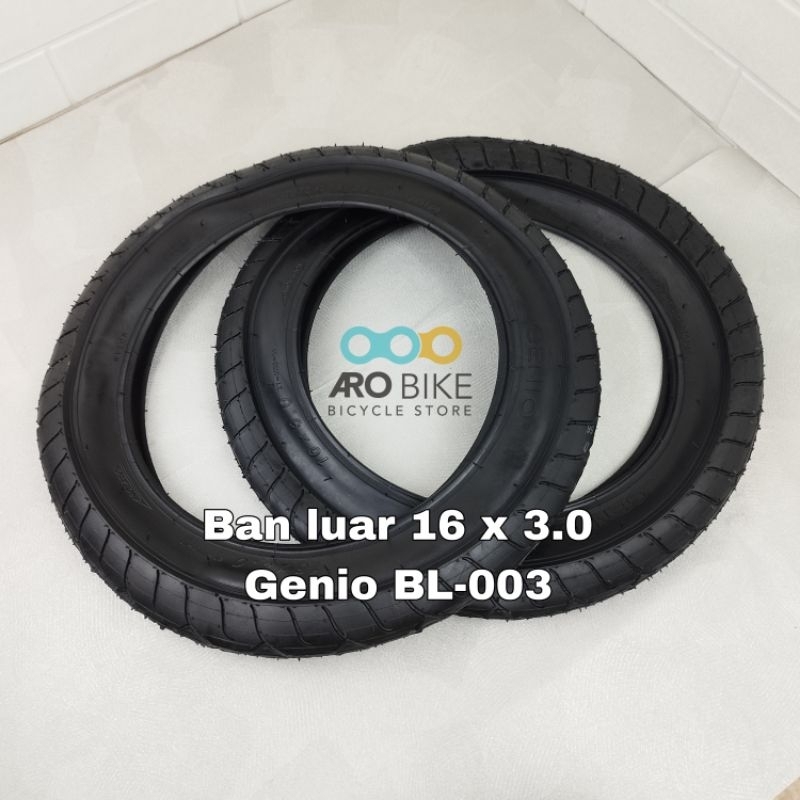 Ban luar sepeda 16 x 3.0 Genio BL-003 16x3.0 ban bmx fat jumbo