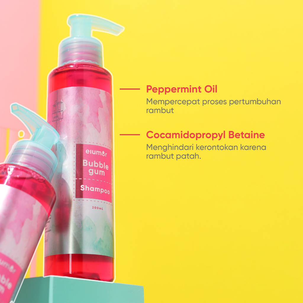 NEW PRODUCT LAUNCH! PROMO BELI 2 ELUMOR BUBBLE GUM SHAMPOO 200ML!