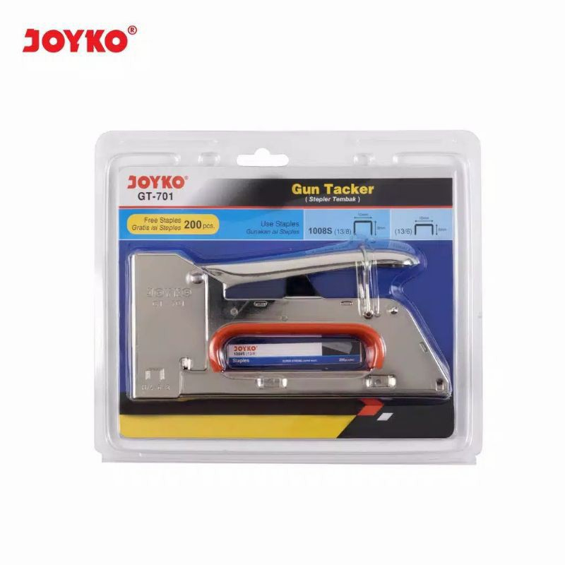 

Stapler Tembak Besi Joyko GT-701 Gun Tacker