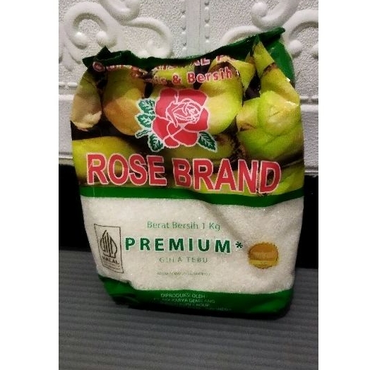 

Gula Tebu Rose Brand 1kg khusus Live 10.000