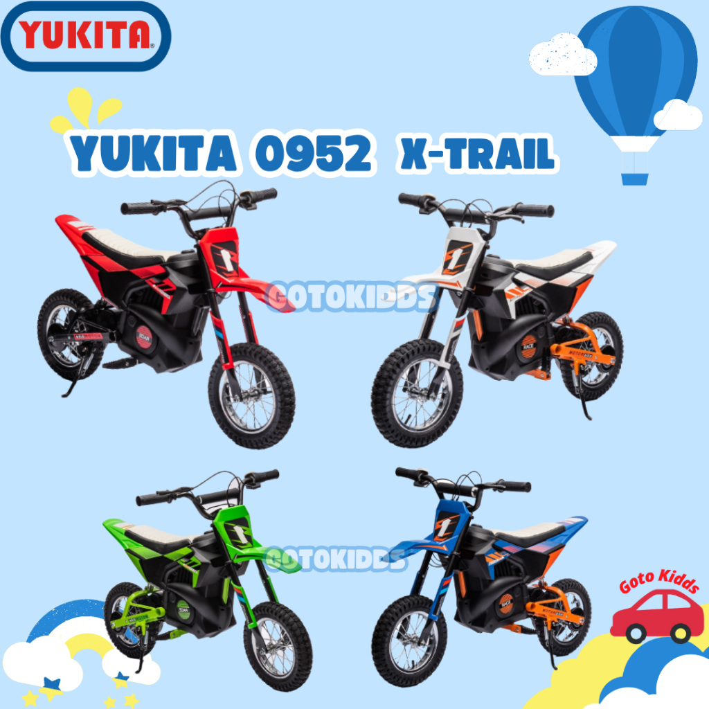 Mainan Anak Motor AKI MOTOR TRAIL YUKITA 0952 - Merah