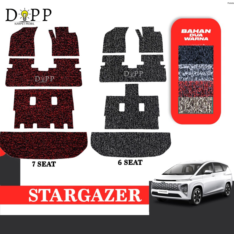 Karpet Mobil Stargazer / Karpet Mobil Mie Bihun Hyundai Stargazer All Type Bahan Premium