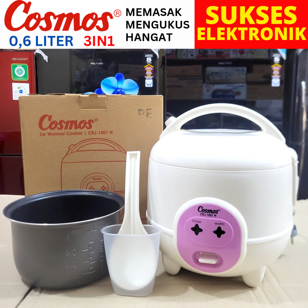 RICE COOKER COSMOS 0,6LITER / MAGICOM MEJIKOM KOSMOS CRJ-1001 N 1L