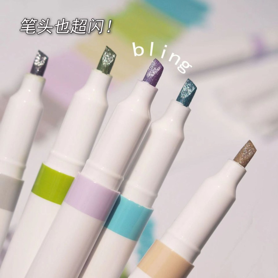 

EM Stabilo warna pastel macaron pen set isi 5 pcs