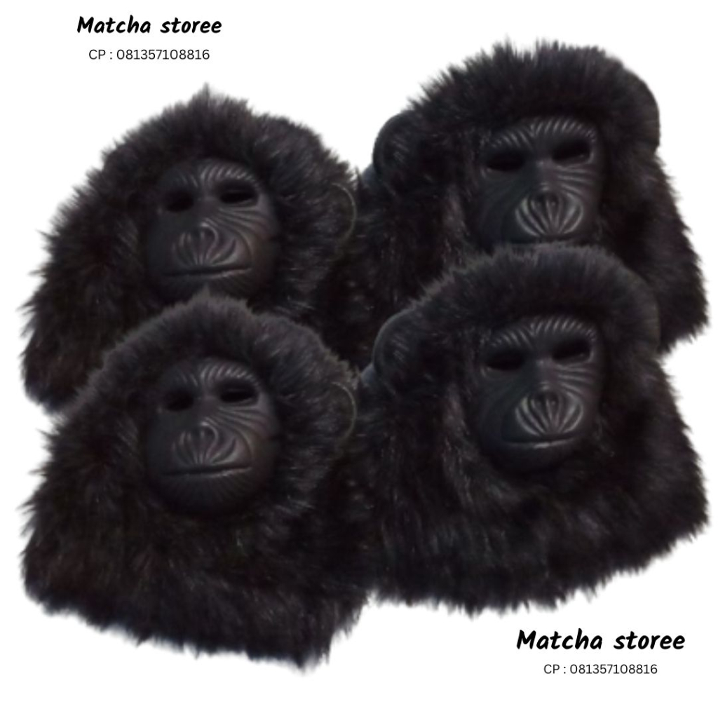 [COD] Topeng Monyet Bulu / Topeng Gorilla / Monyetan / Topeng Monyet Jaranan Karnaval