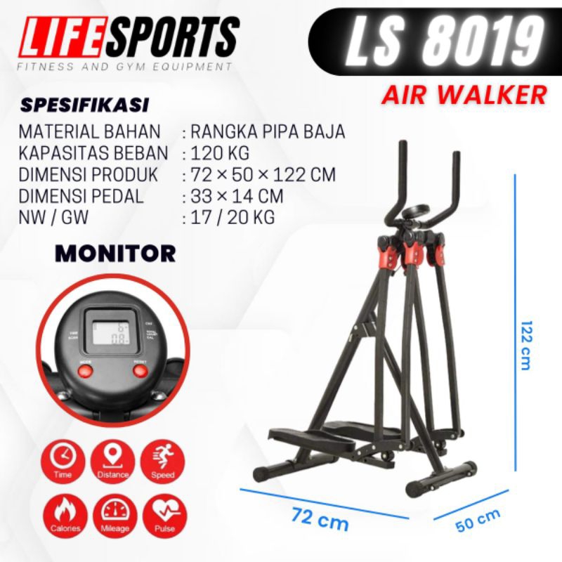 Alat Fitness Air Walker LS8019