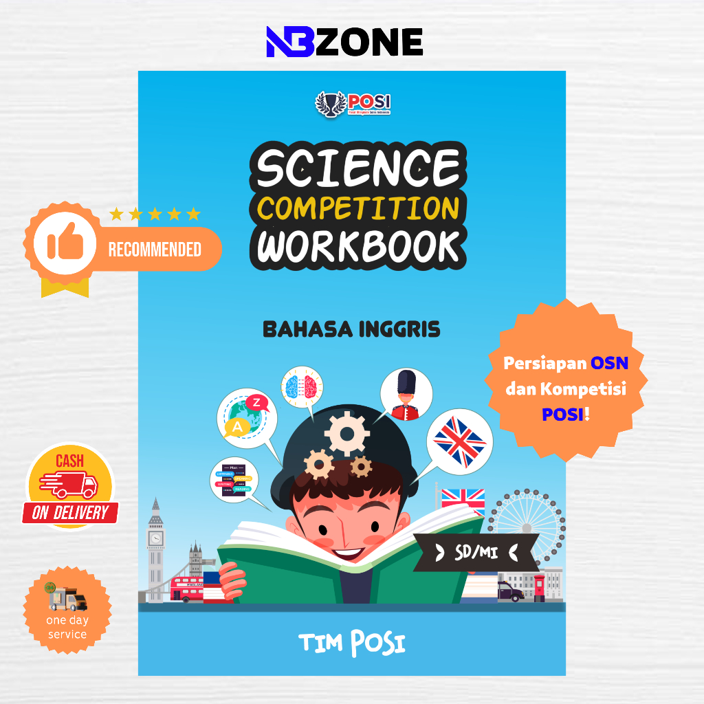 POSI Buku Olimpiade Bahasa Inggris Sd/Mi Full Soal Terupdate & Terlengkap Beserta Pembahasan - Buku 