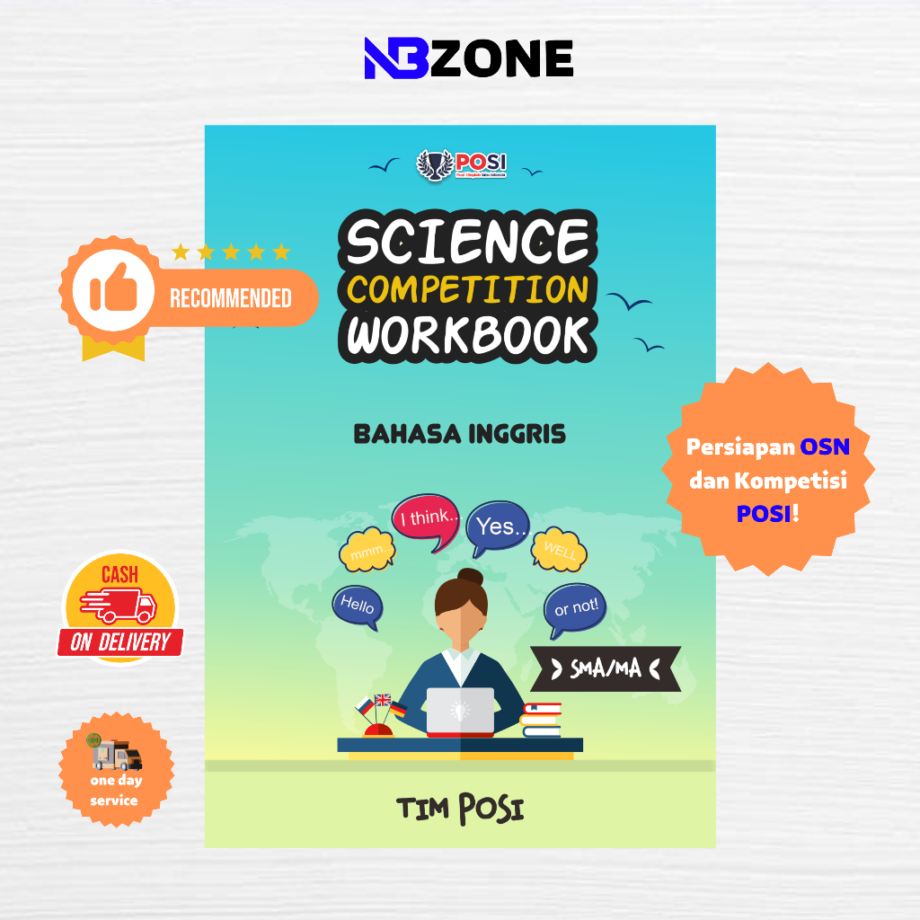 POSI Buku Olimpiade BAHASA INGGRIS SMA/MA Full Soal Terupdate & Terlengkap Beserta Pembahasan - Buku