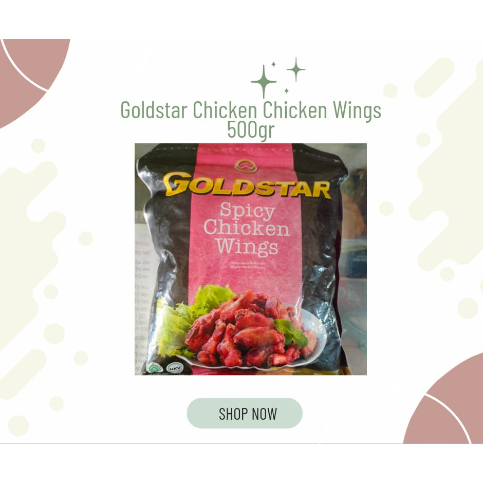

Goldstar Spicy Wings 500gr