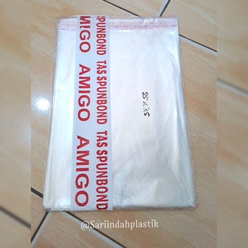 

Plastik Opp/Pembungkus Baju 25 × 35