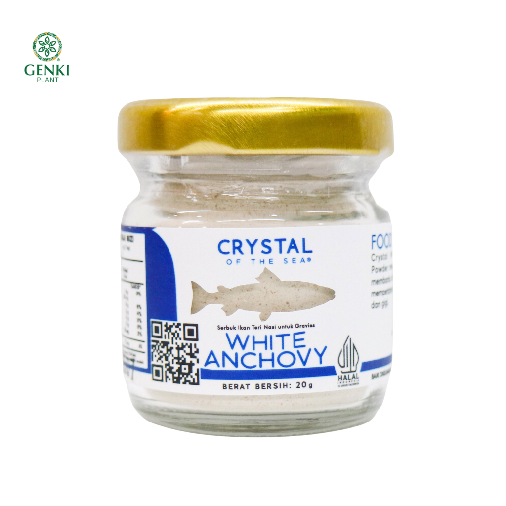 

Crystal of the Sea White Anchovy Powder / Bubuk Ikan Teri Nasi - 20 g