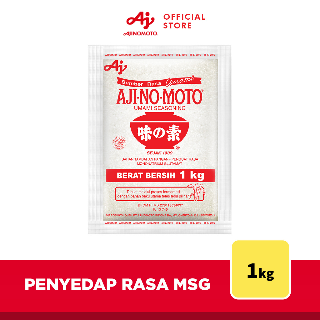 AJI-NO-MOTO® Penyedap Rasa MSG Ajinomoto 1Kg