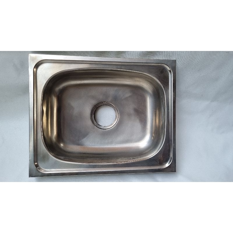 Bak Cuci Piring Stainless / Kitchen Sink Single 50x40 cm 1 lubang Harga Murah