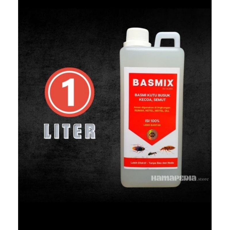 BASMIX 1 LITER : Anti Kutu Busuk Kasur, Kecoa, Semut