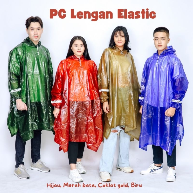 Jas Hujan Poncho Lengan | ELASTIC Penguin's