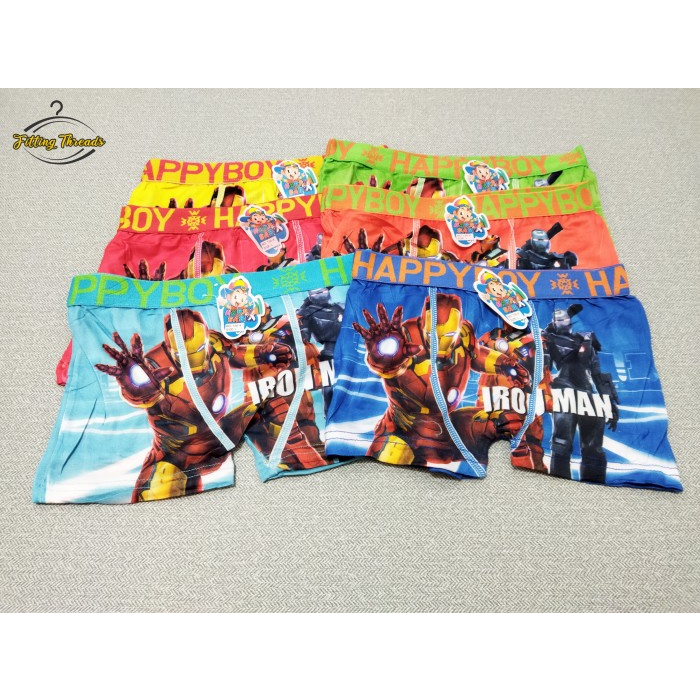 Boxer Celana Dalam Anak Cowok Usia 2 - 7 Tahun Motif Terbaru ⚓