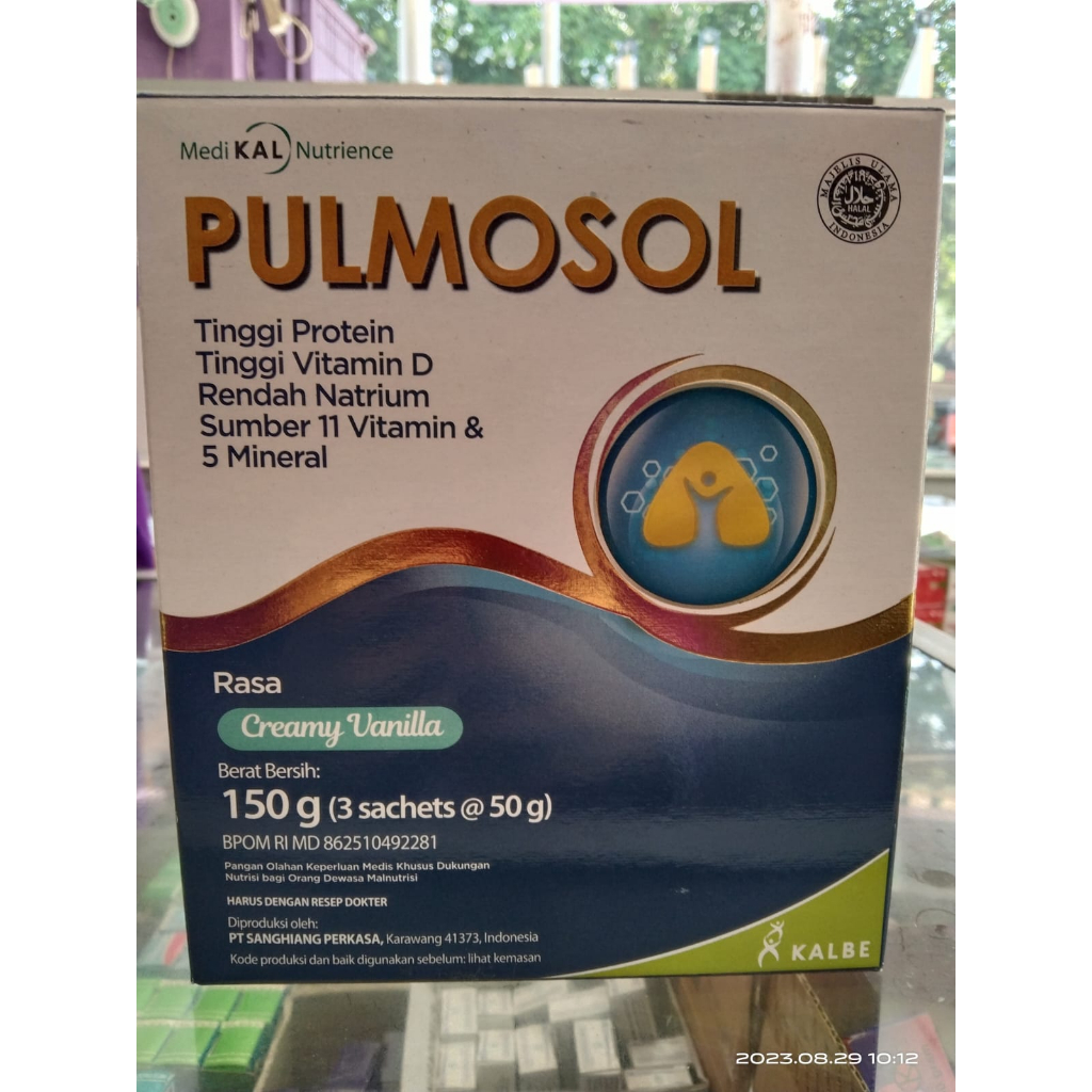 

SUSU PULMOSOL 150GR CREAMY VANILA