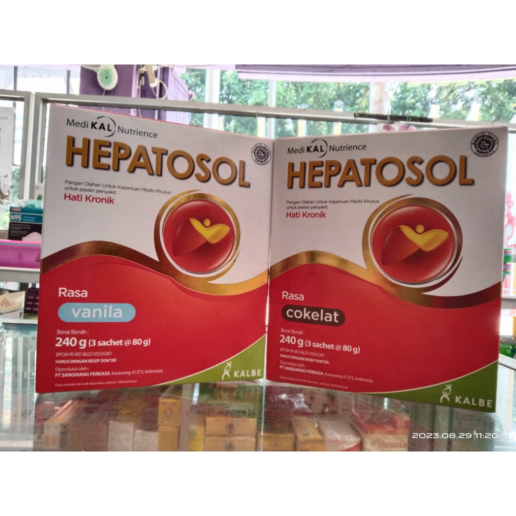 

SUSU HEPATOSOL 240GR - nutrisi khusus untuk gangguan pada liver