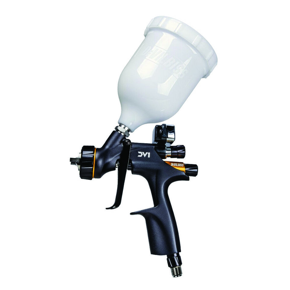 DEVILBISS DV1-b+ Clearcoat Digital HVLP Plus Gravity Feed Spray Gun 1.2mm Tip for car