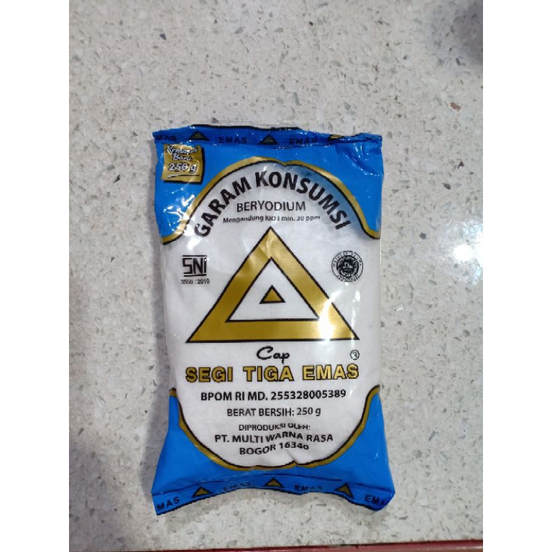 

Garam Segitiga per bungkus 250gram