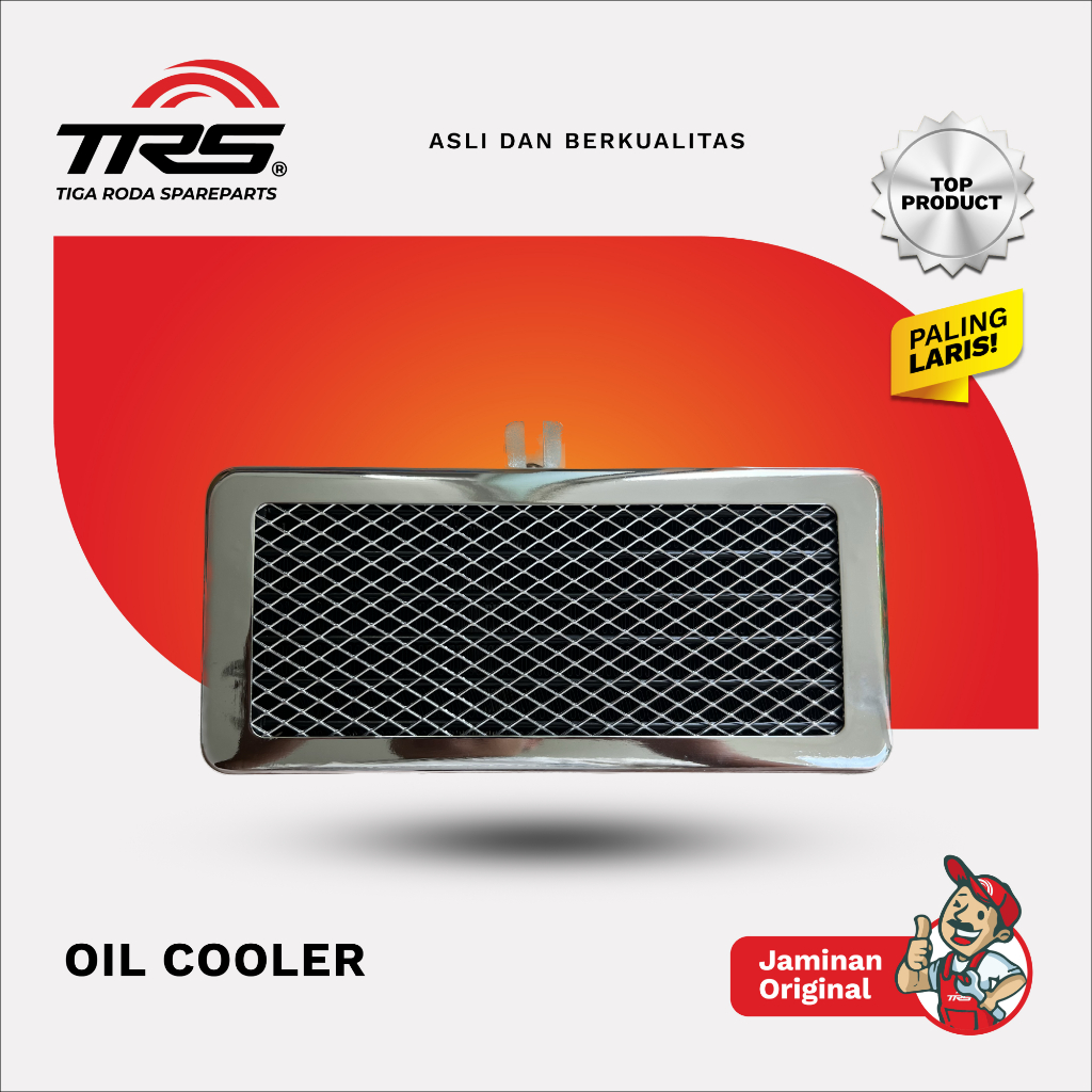 TRS Oil Cooler Set Tossa Hercules Viar Tipe Non Radiator Spareparts Original TRS