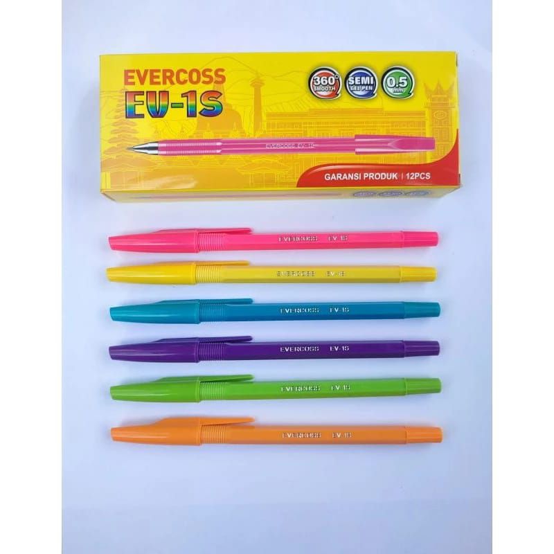 

PULPEN EVERCOSS EV-1S ISI 12 PCS / PULPEN MURAH