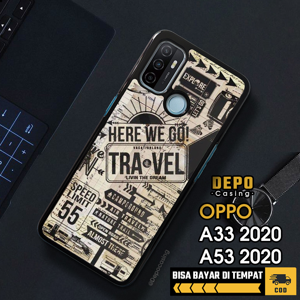 Case Oppo A53 2020 A33 2020 Casing Oppo A53 2020 A33 2020 Depo Casing [TRVL] Case Glossy Case Aesthe