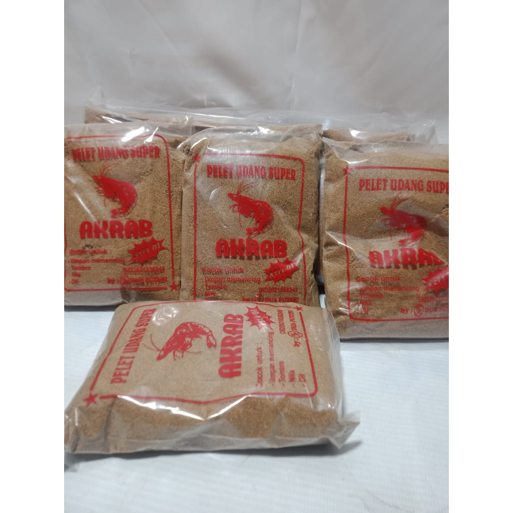 UMPAN PELET PANCING AKRAB UDANG PELET UDANG SUPER