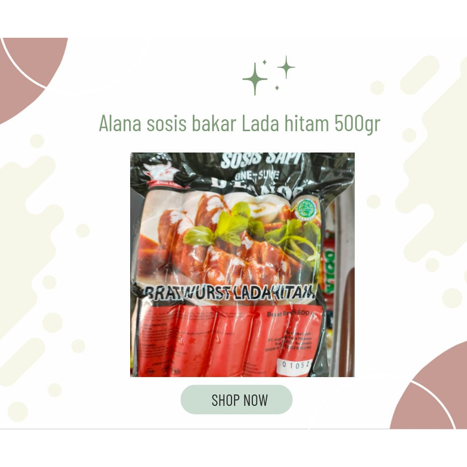 

Alana Sosis Lada HItam 500gr